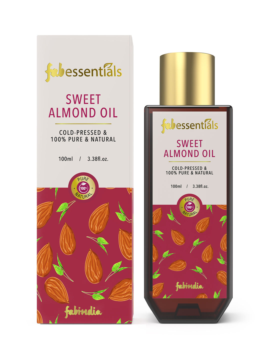 FABESSENTIALS SWEET ALMOND OIL (100ML)
