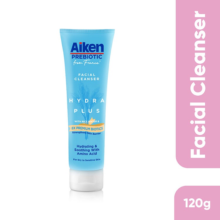 Aiken Prebiotic 8X Premium Biotics Facial Cleanser 120G