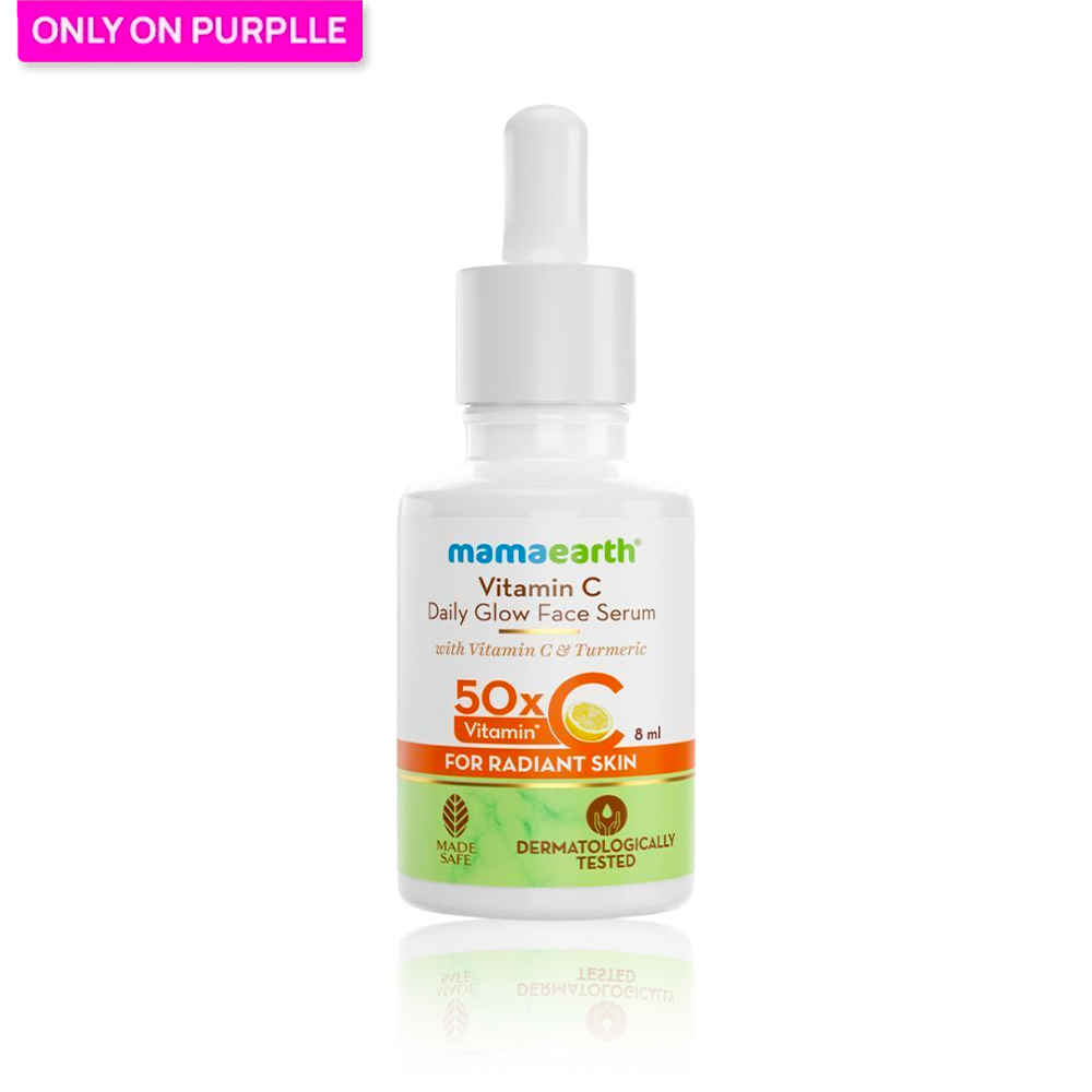 Mamaearth Vitamin C Daily Glow Face Serum with Vitamin C & Turmeric For Radiant Skin -8 ml