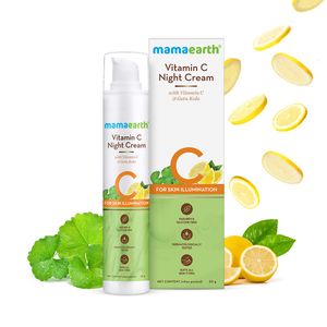 Mamaearth Vitamin C Night Cream with Vitamin C & Gotu Kola for Skin Illumination aโฌโ 50 gm