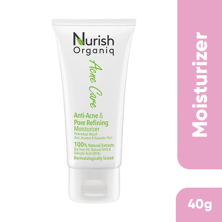 Nurish Organiq Anti Acne & Pore Refining Moisturizer 40G