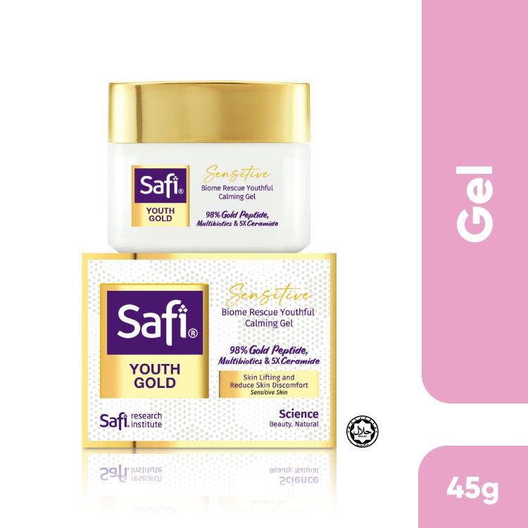 Safi Youth Gold Sensitive Biome Rescue Youthful Calming Gel 45G