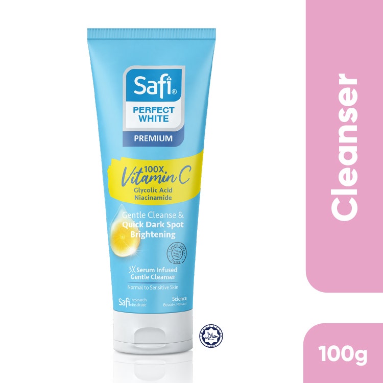Safi Perfect White 3X Serum Infused Gentle Cleanser 100G