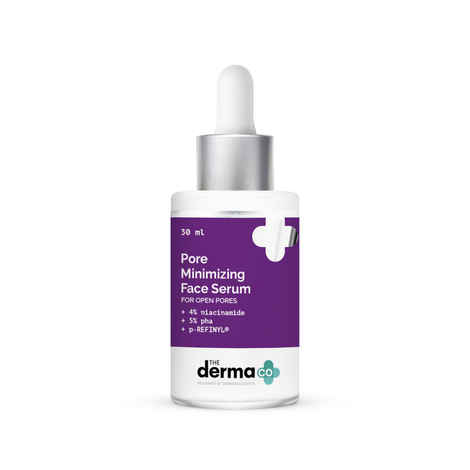 The Derma Co. Pore Minimizing Face Serum with 4% Niacinamide, 5% PHA and p-REFINYLยฎ For Open Pores- 30 ml