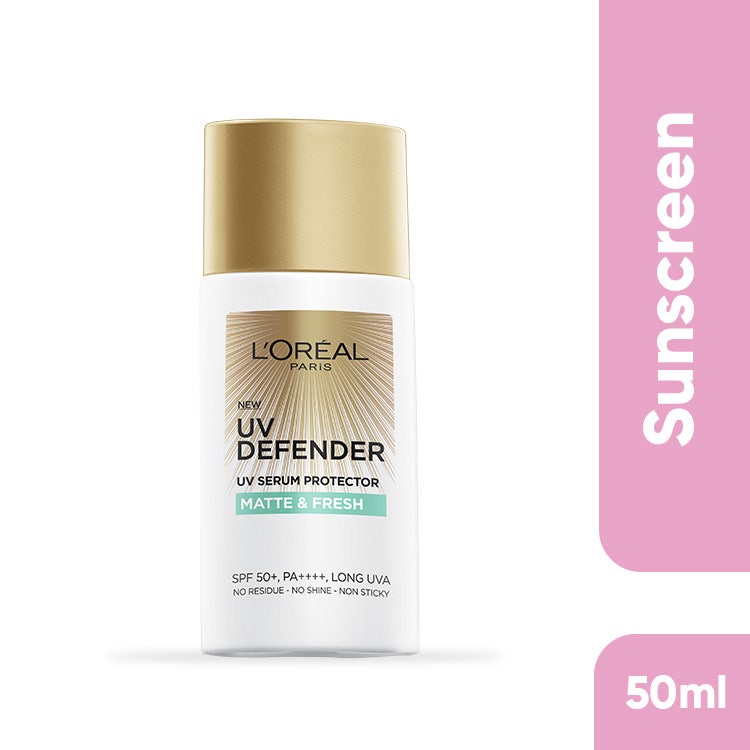 Loreal Uv Defender Uv Serum Protector Matte & Fresh 50Ml
