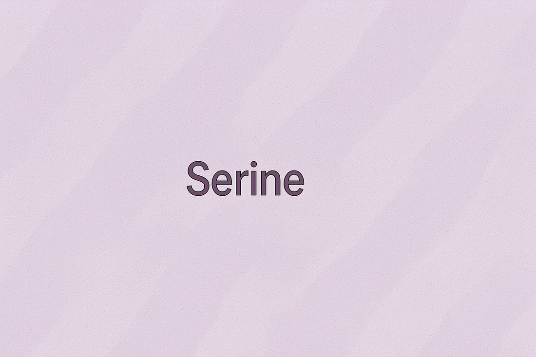 Serine: The Hydrating Amino Acid Building Block for Barrier Function and Moisture Retention