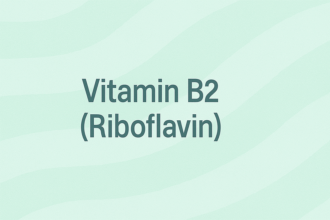 Vitamin B2 (Riboflavin): The Cellular Energy Catalyst for Antioxidant Protection and Healthy Skin Metabolism