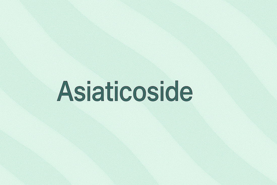 Asiaticoside: The Ancient Healing Compound for Modern Skin Repair