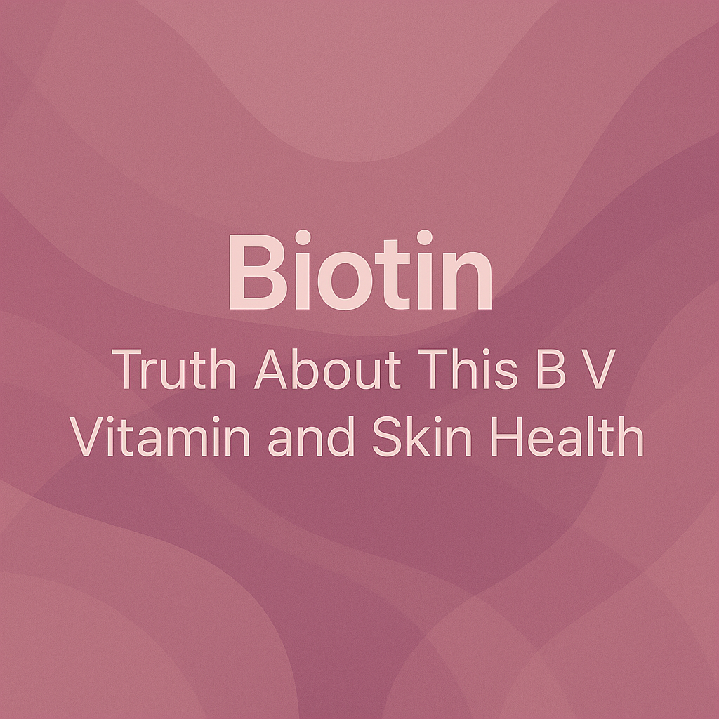 Biotin: Truth About This B Vitamin and Skin Health