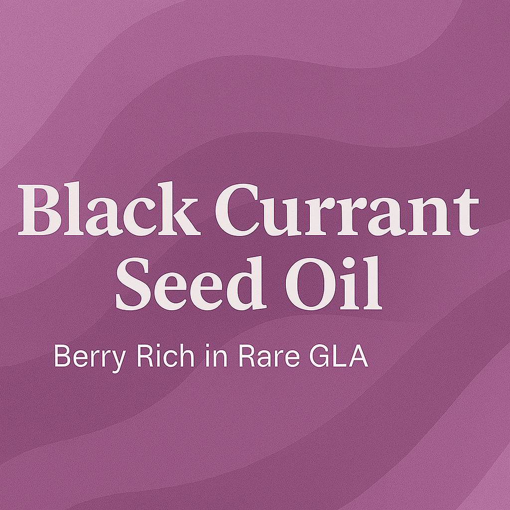 Black Currant Seed Oil - Berry Rich in Rare GLA