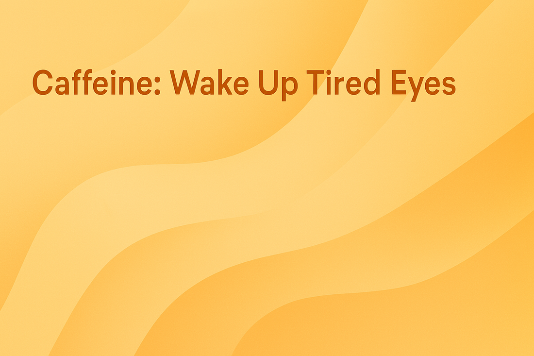 Caffeine - Wake Up Tired Eyes