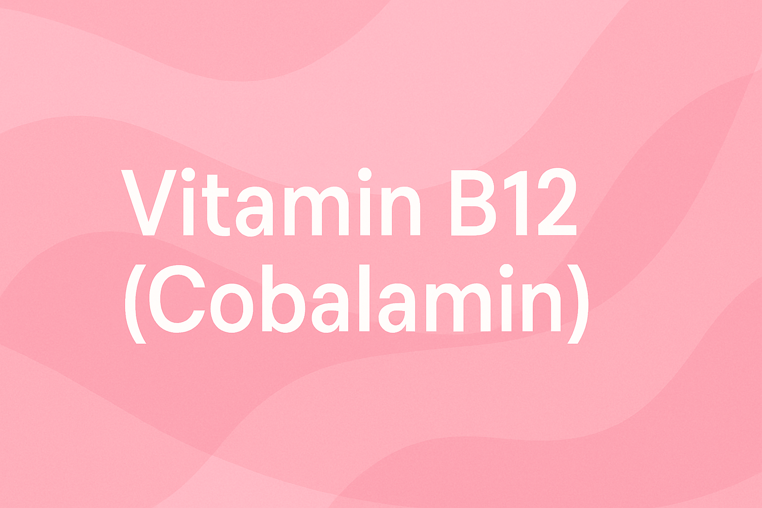 Vitamin B12 (Cobalamin): The Cellular Renewal Vitamin for DNA Repair and Regenerative Skin Health