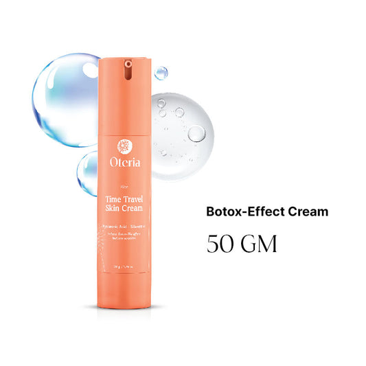 Oteria Time Travel Skin Cream 3% Hyaluronic Acid Reduces Fine Lines Wrinkles And Boosts Collagen