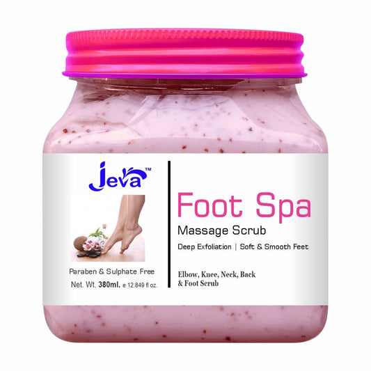 Jeva Foot Spa Scrub Ear, Knee, Neck, Back & Foot Scrub