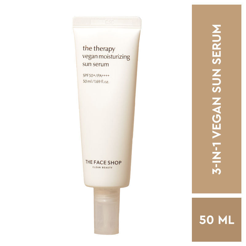 The Face Shop Vegan Korean Sunscreen Serum SPF 50+ PA++++ with Niacinamide