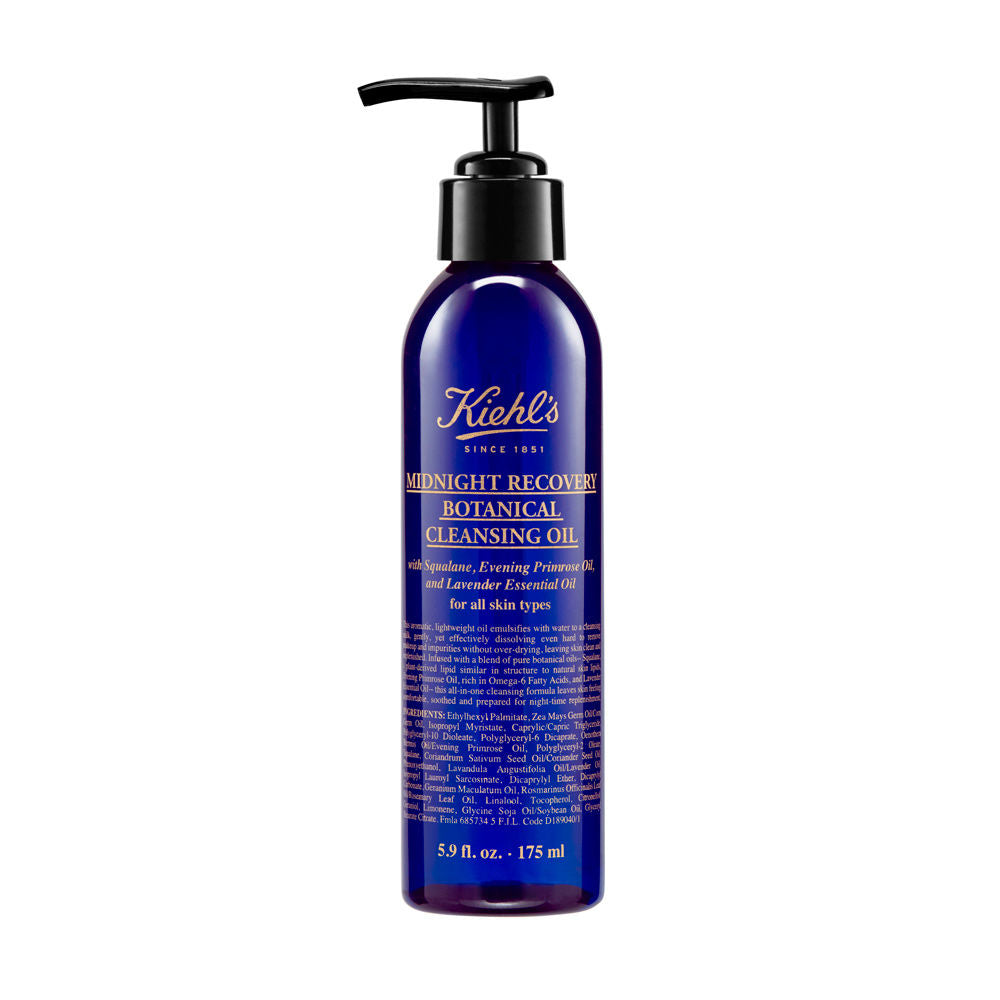 Kiehl's Midnight Recovery Botanical Cleansing Oil - With Lavender Essential Oil & Squalane