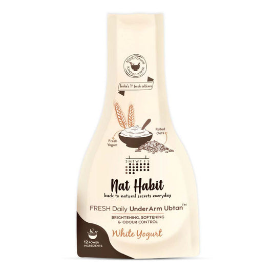 Nat Habit White Yogurt Underarm Ubtan 4-in-1 Scrub