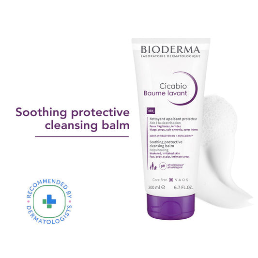 Bioderma Cicabio Baume Lavant Face Wash For Weakened And Irritated Skin