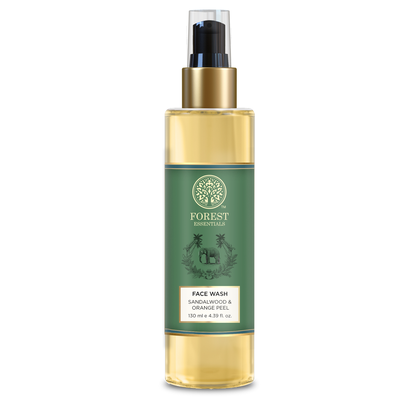 Forest Essentials Hydrating Facial Cleanser With Sandalwood & Orange Peel - Ayurvedic Face Wash