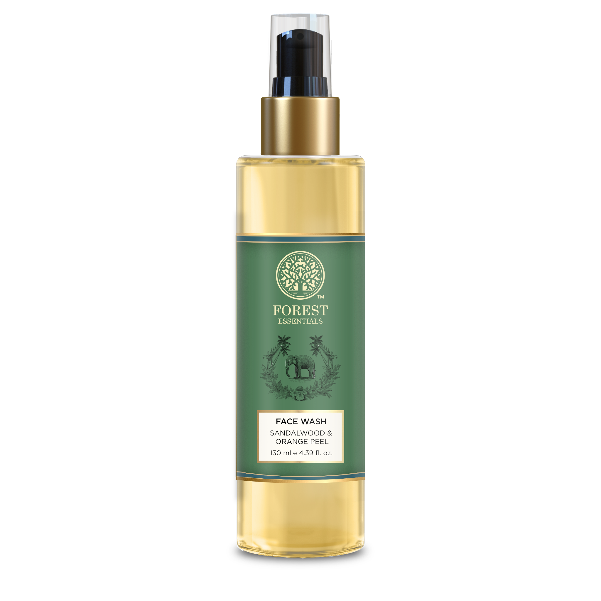 Forest Essentials Hydrating Facial Cleanser With Sandalwood & Orange Peel - Ayurvedic Face Wash