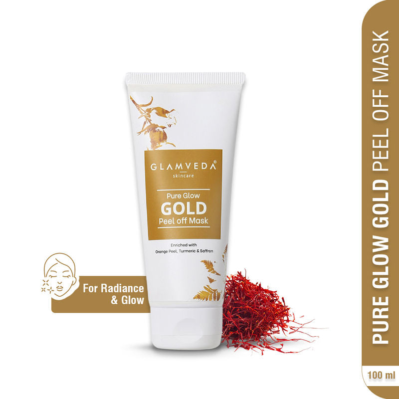 Glamveda Skincare Pure Glow Gold Peel Off Mask