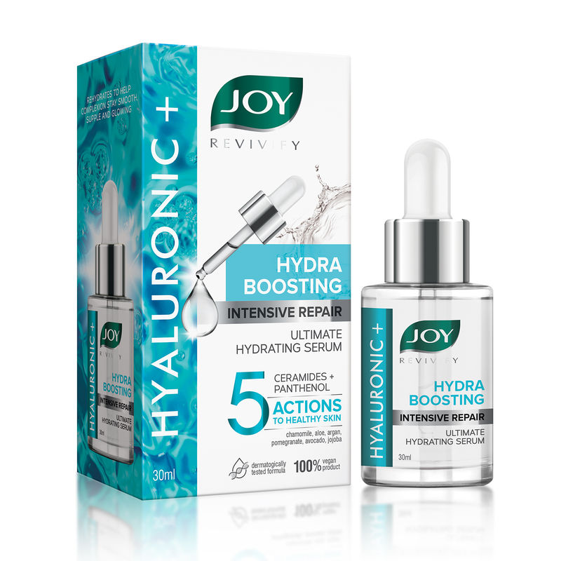 Joy Hydrating Hyaluronic Face Serum for Intensive Repair, Tighens Pores & Improves Skin Texture