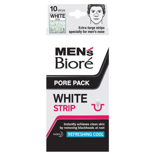 Biore Men Pore Pack Refreshing Cool White Strip 10S