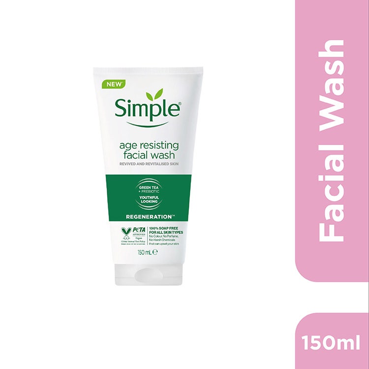 Simple Regeneration Age Resisting Facial Wash 150Ml
