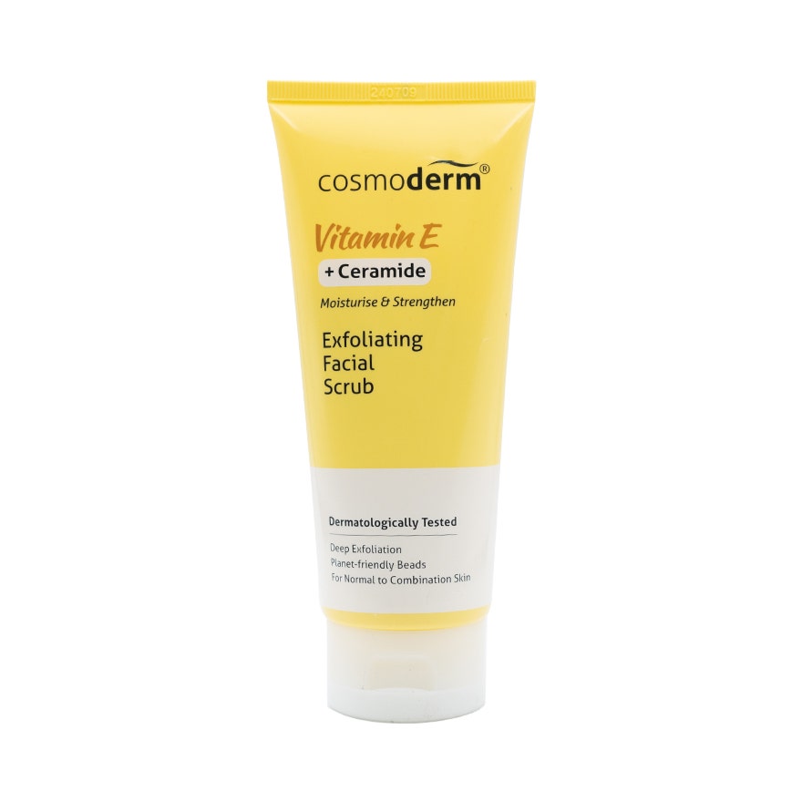 Cosmoderm Vitamin E Exfoliating Facial Scrub 125Ml