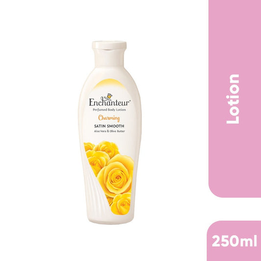 Enchanteur Satin Smooth Perfumed Hand & Body Lotion Charming 250Ml