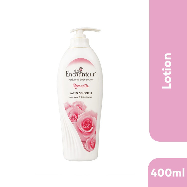 Enchanteur Satin Smooth Perfumed Hand & Body Lotion Romantic 400Ml