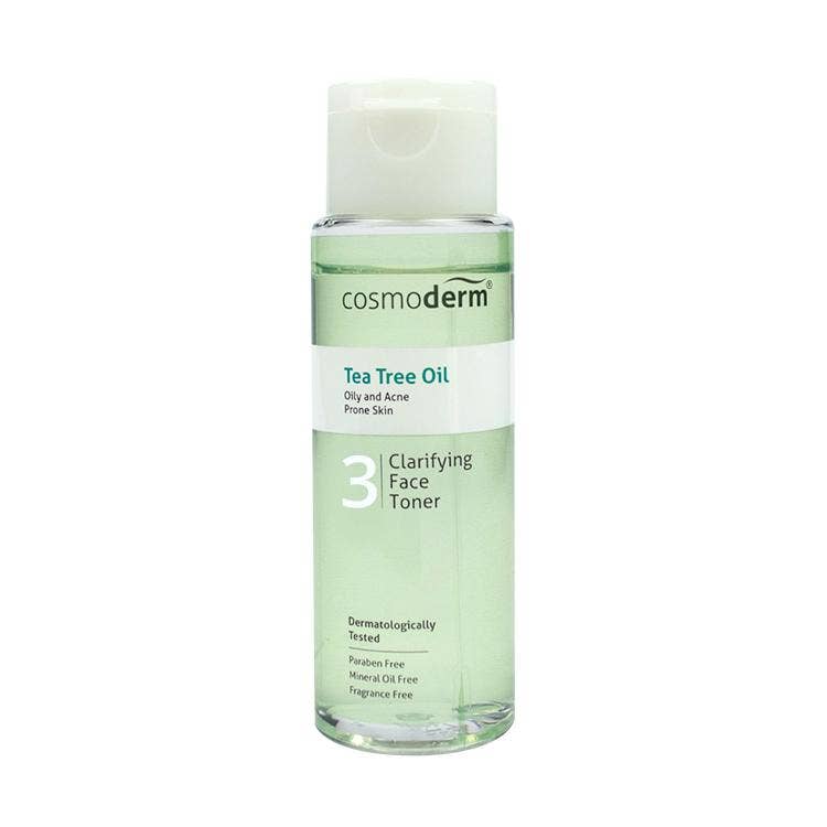 Cosmoderm Tea Tree Oil Clarifying Face Toner 100Ml
