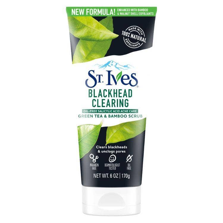 St Ives Green Tea & Bamboo Blackhead Clearing Scrub 170G