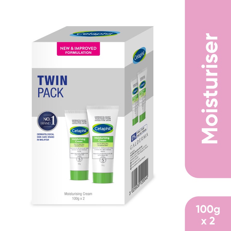 Cetaphil Moisturising Cream 2 X 100G