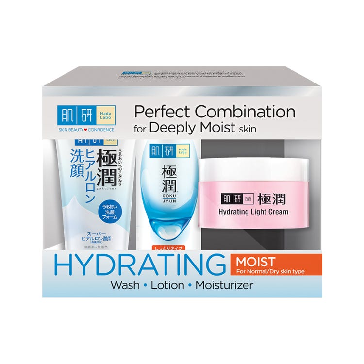 Hada Labo Hydrating Moist 123 Trial Set #