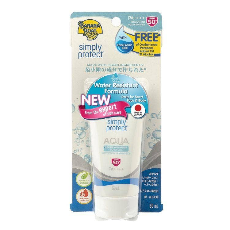 Banana Boat Simply Protect Aqua Long Wearing Moisture Spf50 50Ml