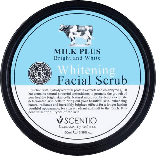 Beauty Buffet Scentio Milk Plus Whitening Q10 Facial Scrub 100Ml