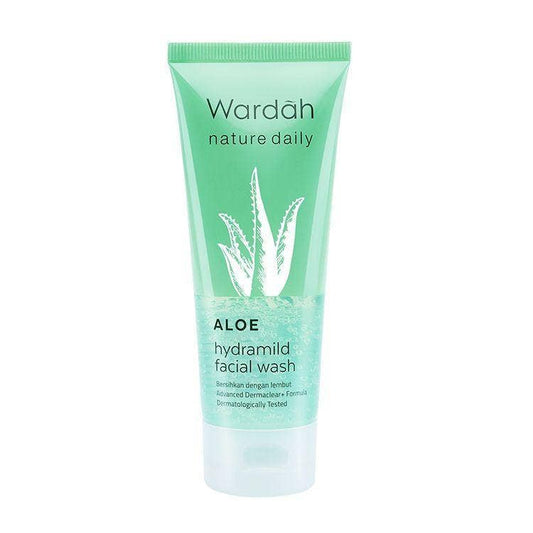 Wardah Nature Daily Aloe Hydramild Facial Wash 100Ml