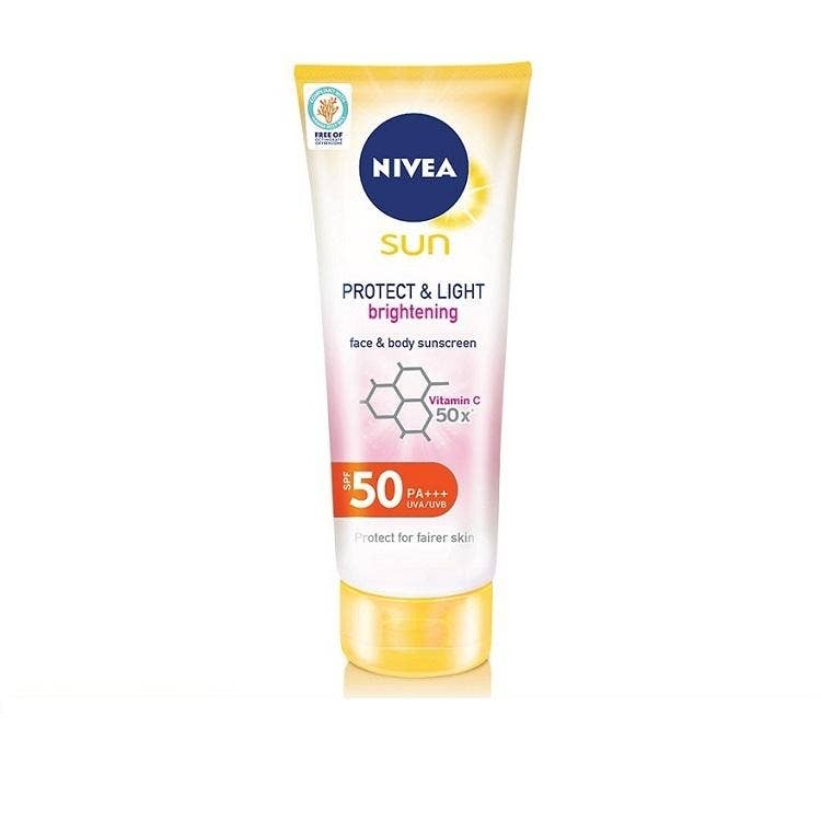 Nivea Sun Protect & Light Brightening Face & Body Sunscreen Spf50 70Ml
