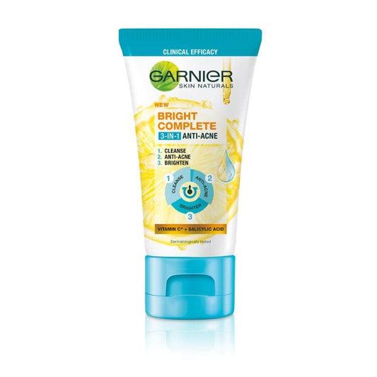 Garnier Skin Naturals Bright Complete Anti-Acne 3-In-1 Foam 50Ml