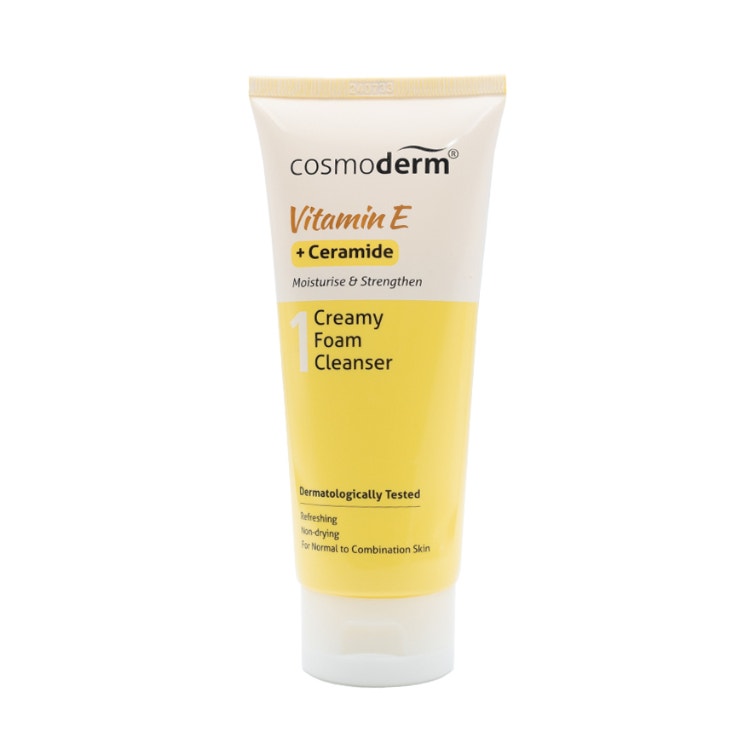 Cosmoderm Vitamin E Foaming Cloud Cleanser 125Ml