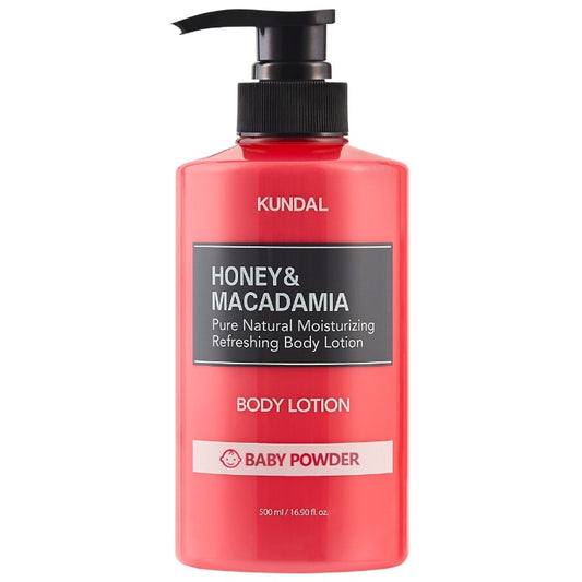 Kundal Body Lotion Honey & Macadamica Baby Powder 500Ml