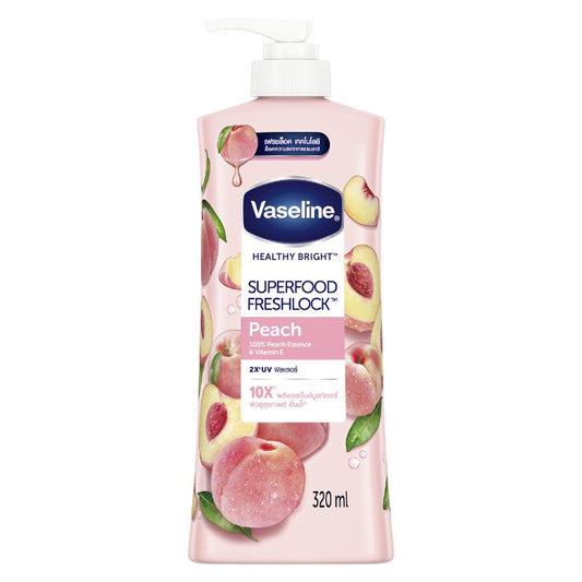 Vaseline Supervitamin Brightening Serum Peach Lotion 320Ml