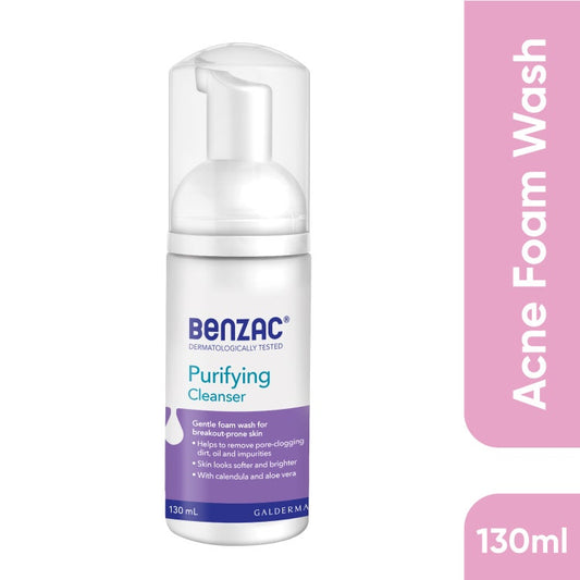 Benzac Purifying Foam Cleanser 130Ml