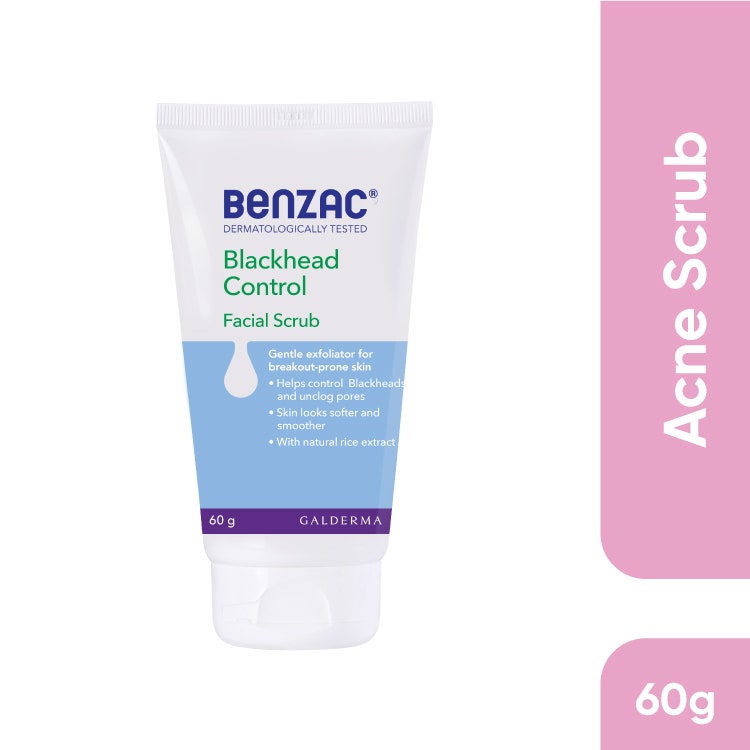 Benzac Blackhead Control Face Scrub 60G