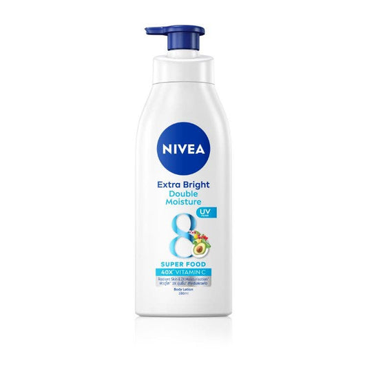 Nivea Extra Bright Double Moisture Super Food Lotion 380Ml