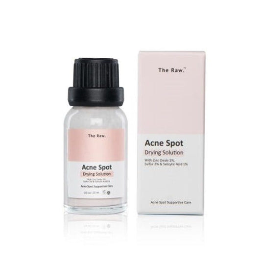 The Raw. Acne Spot Drying Solution With Zinc Oxide 5% 15Ml