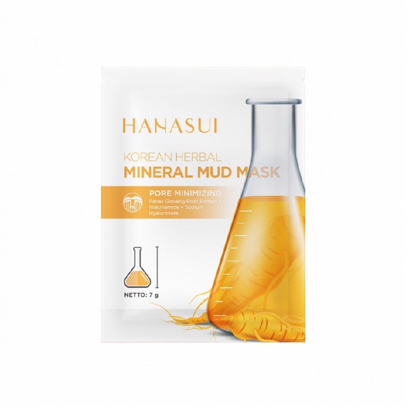 Hanasui Mineral Korean Herbal Mud Mask 7G