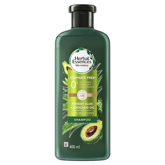Herbal Essences Sulfate-Free Potent Aloe + Avocado Oil Hair Shampoo 400ml