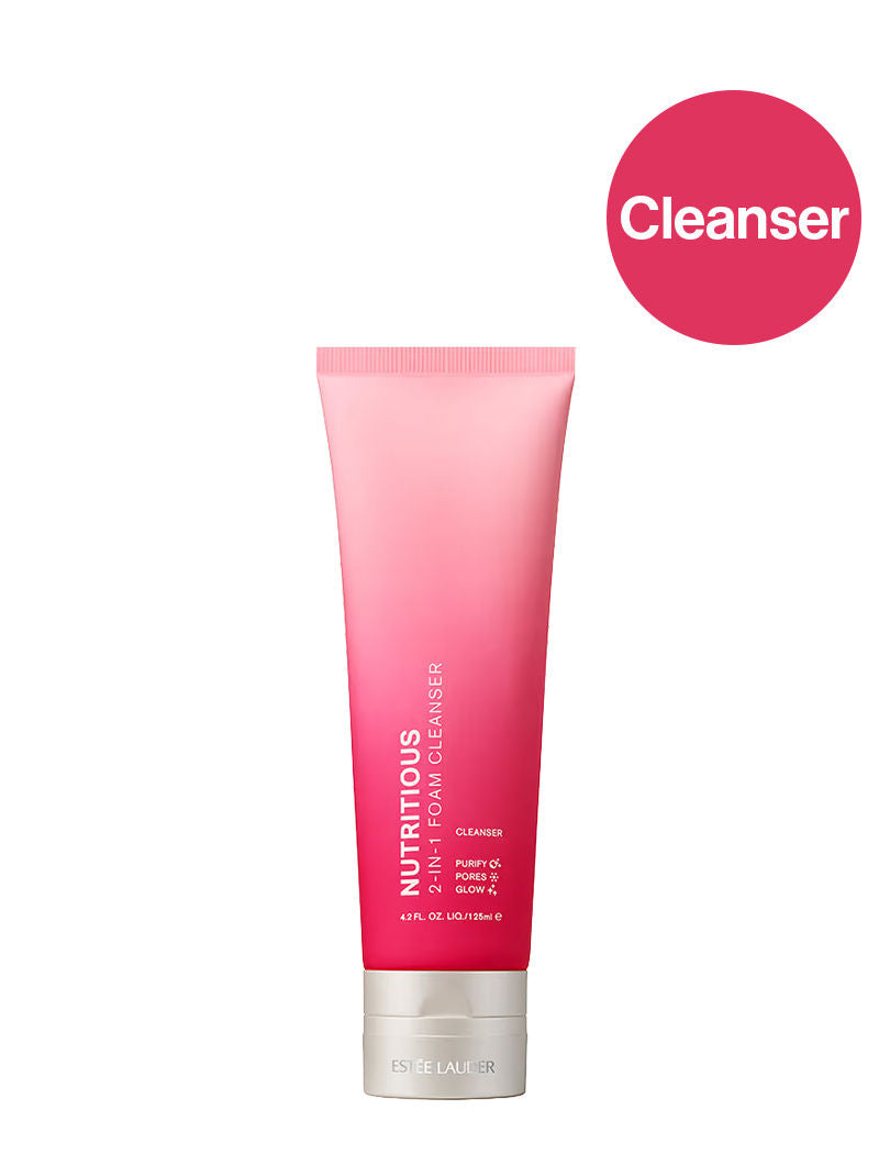 Estee Lauder Nutritious 2-In-1 Foam Cleanser with Niacinamide for Pore Minimization